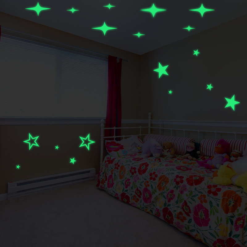 Décalcomanie murale étoiles brillantes Daley