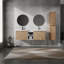 Stylish Wall-Mounted Bathroom Vanity With Abundant Storage And Elegant Sink