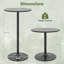 Round Metal Base Dining Table