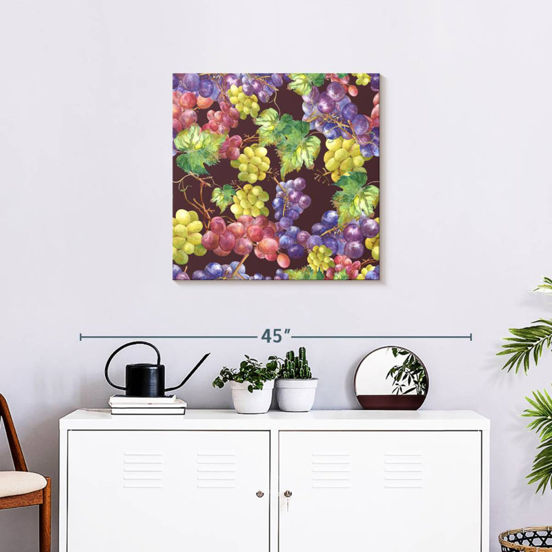 Yarlin Grapes, 24" H x 24" W