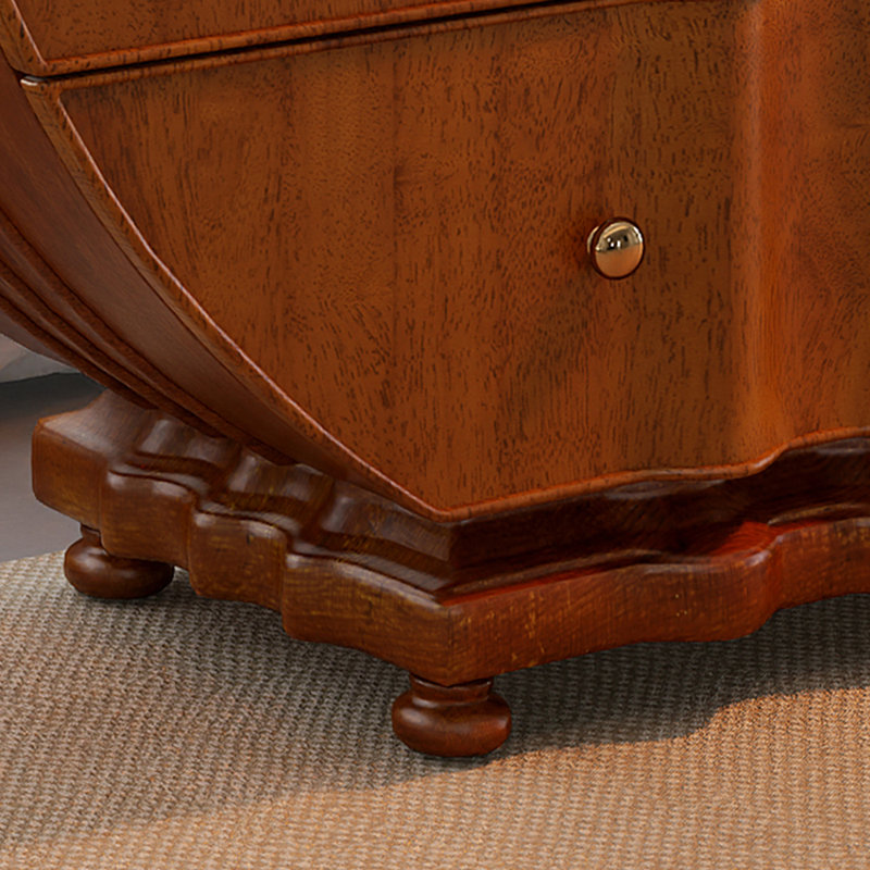 Armoire décorative vintage, Brun
