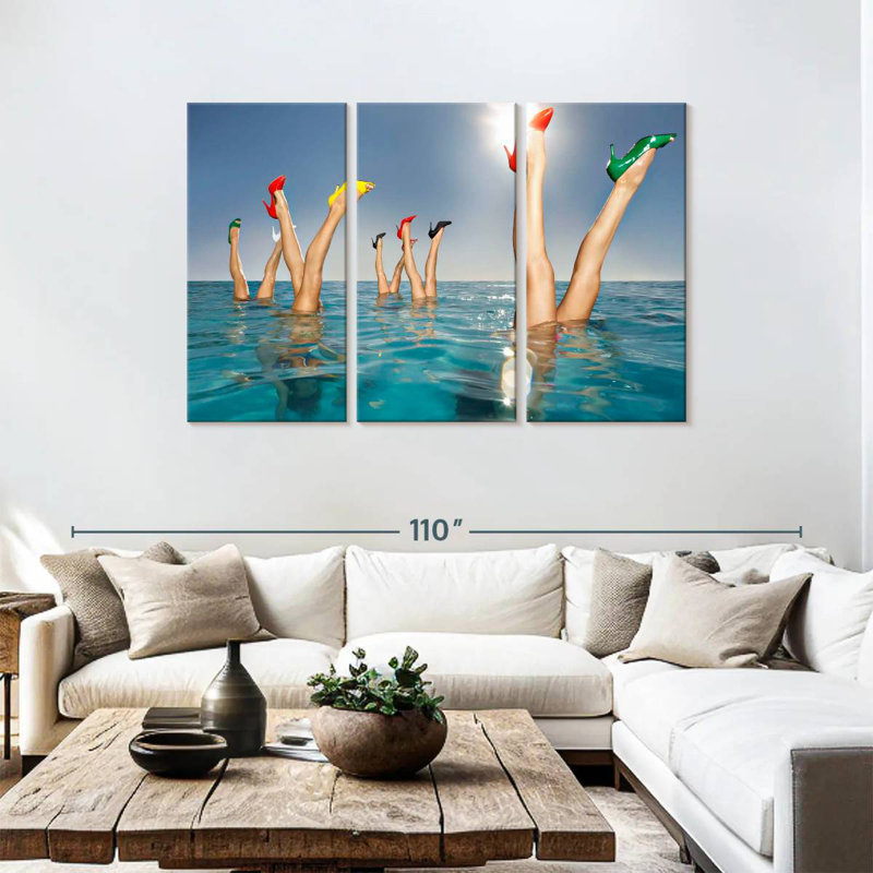 Swimming With Stilettos On, 48" H x 74" W
