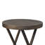 Jovita Solid Wood Cross Legs End Table