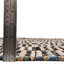 Tapis de couloir contemporain de couleur denim Amarhi-1086432169
