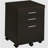 Cappuccino 3-Drawer File Cabinet