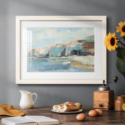 Turquoise Cliff Wall II - impression de cadre photo simple