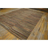 Antique American Rag Rug Room Size Wool Multicolor
