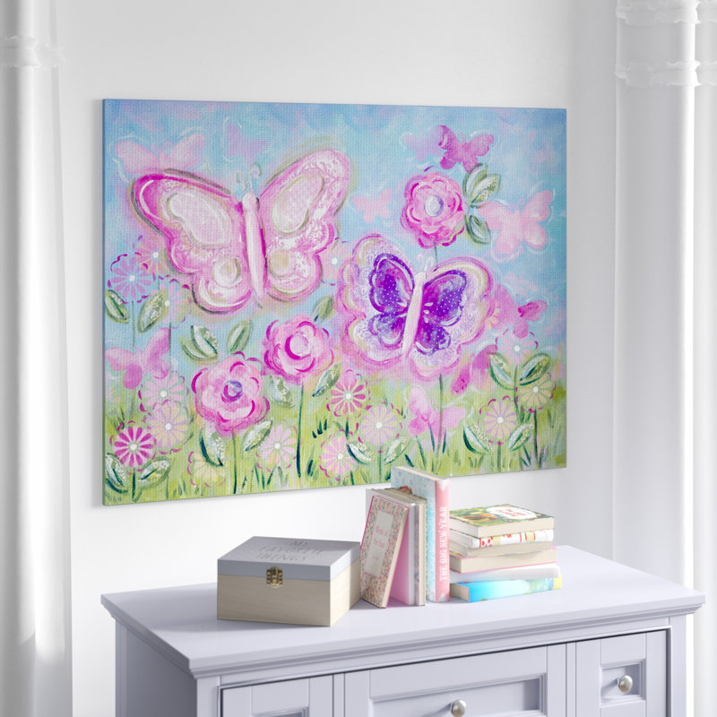 «Vada Butterflies», impression, H 30 po x l 40 po, Toile tendue