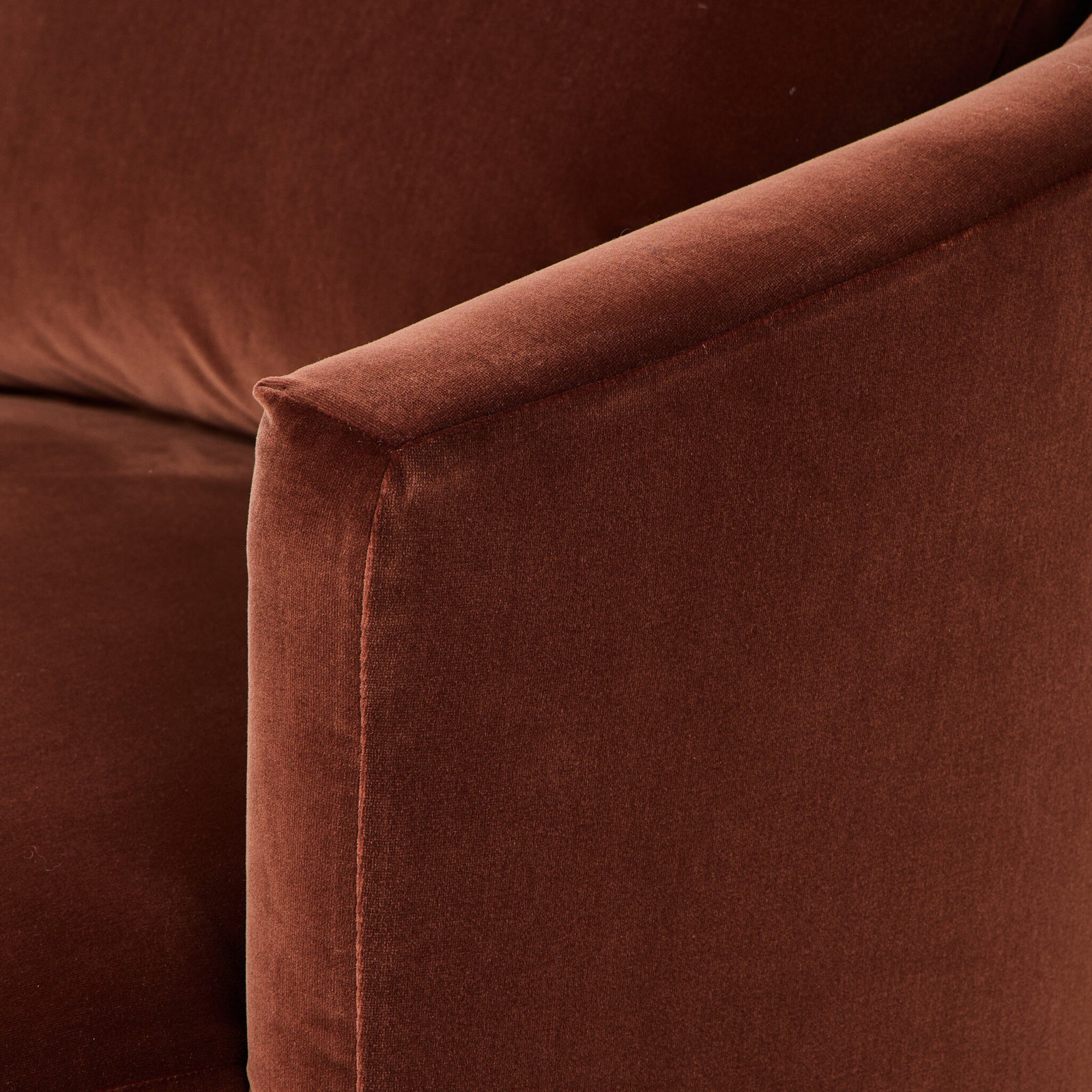 Mirage Upholstered Chaise Lounge, Surrey Auburn 76.8% Cotton/23.2% Polyester
