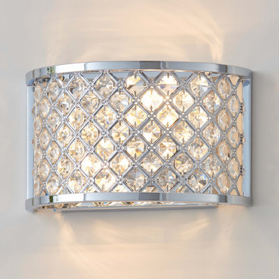Augustine Steel Flush Mounted Sconce
