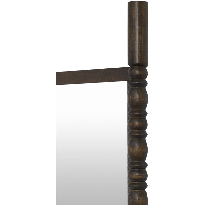 Galey Alix x Livabliss Bennet Mirror, 65" x 22", Dark Brown