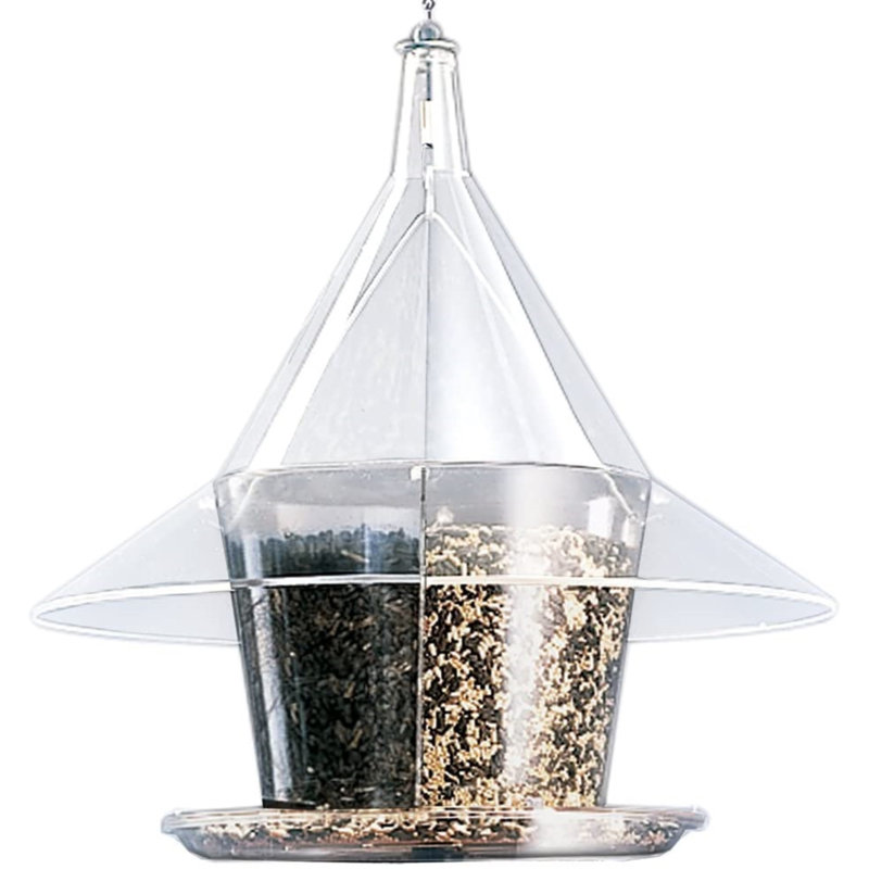 Mangeoire d'oiseaux sauvages avec séparateurs et écureuil Arundale Sky Cafe, capacité de 1,5 gallon