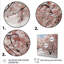 Hiver neige sur arbre de fleurs de cerisier roses - Art mural fleur de cerisier-474819584-474819599