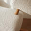 Chaise berçante moderne en bois massif