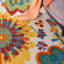 Tapis floral intérieur jaune / bleu / rouge intérieur / extérieur-624703371