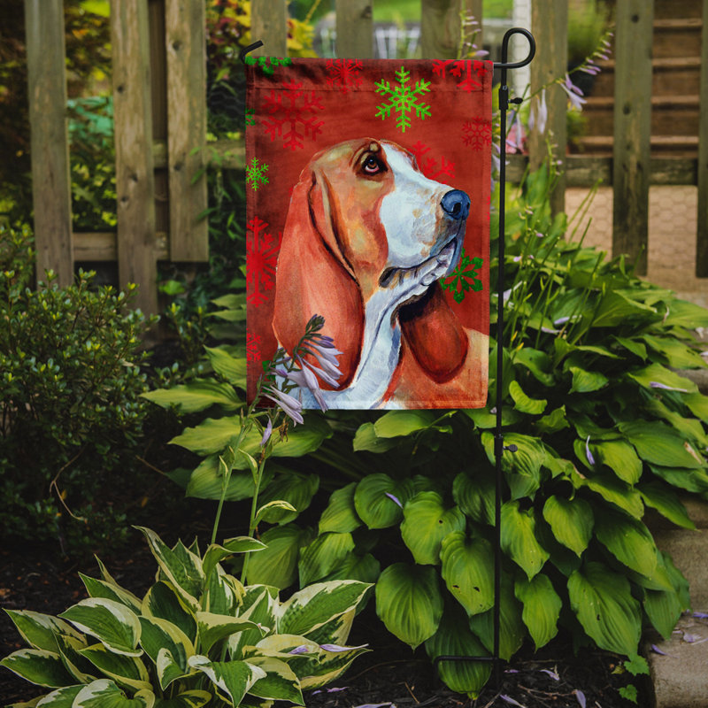 Drapeau rouge et vert Vart, Basset hound 4