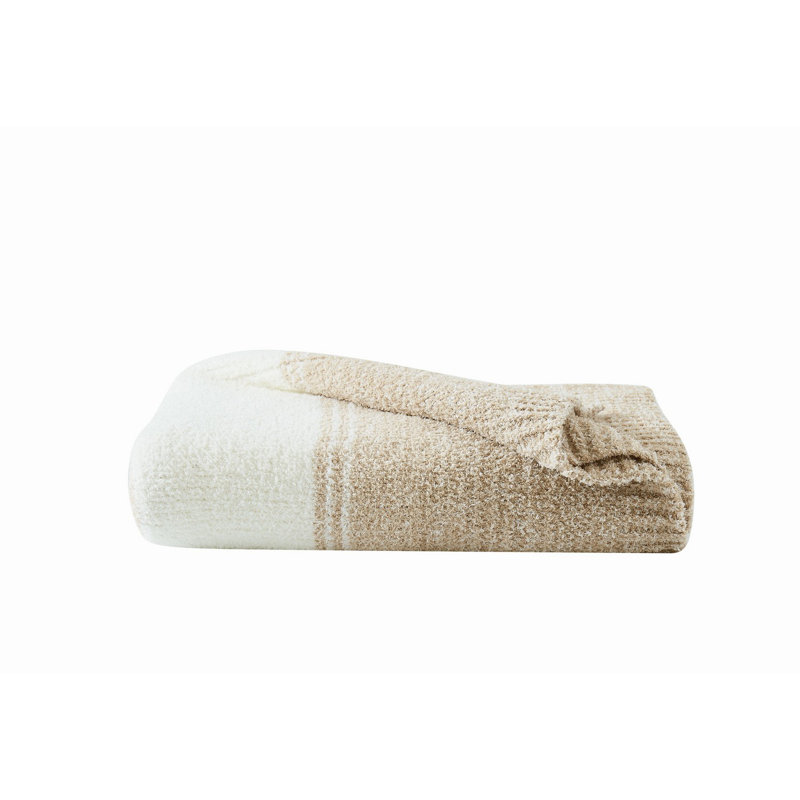 Jeté Brooklyn Loom Feathered Ombre, Beige