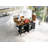 53.5''Farmhouse Kitchen Island With Power Outlet, Kitchen Storage Island With Drop Leaf, Spice Rack And Drawer, Rolling Kitchen Cart On Wheels, For Home, Kitchen And Dining Room, Black-419815907