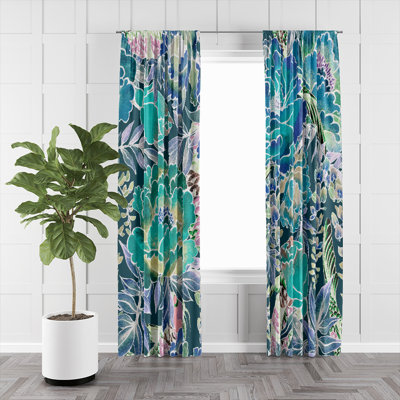 Semi Sheer Curtain Pair