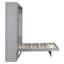 Murphy Bed Wall Bed with Shelves, Wardrobe and LED Lights-516325297-516325310