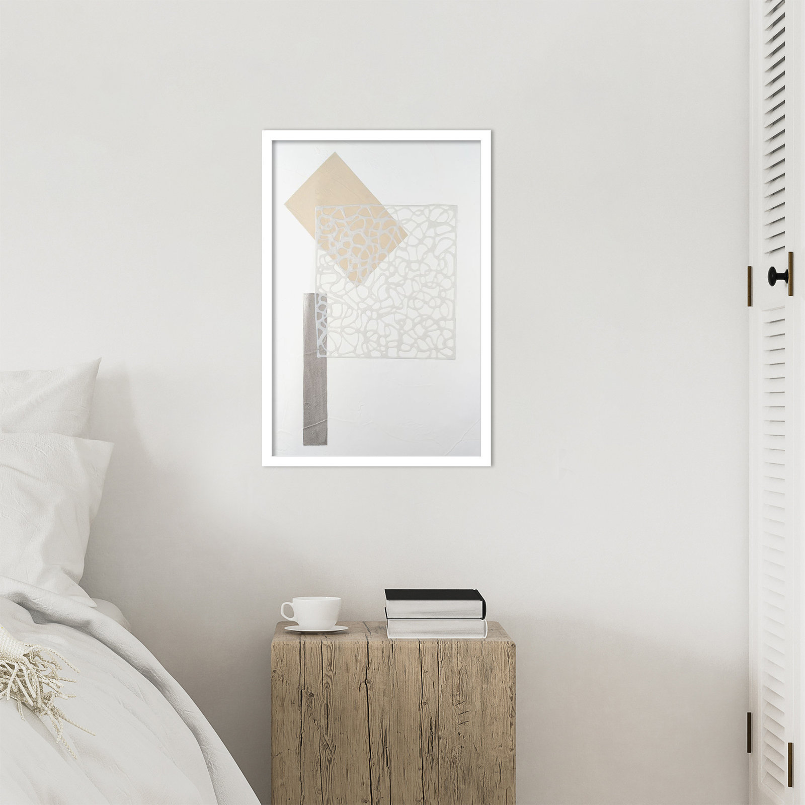 Nooks and Crannies No. 3 Print, 25" H x 17" W, White