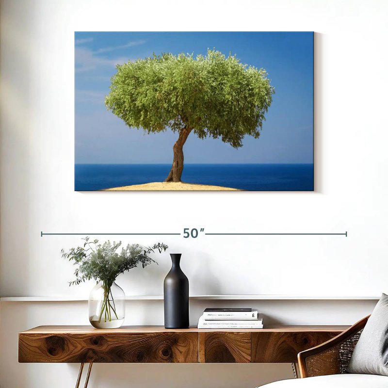 Harnek Single Olive Tree, 26" H x 39" W