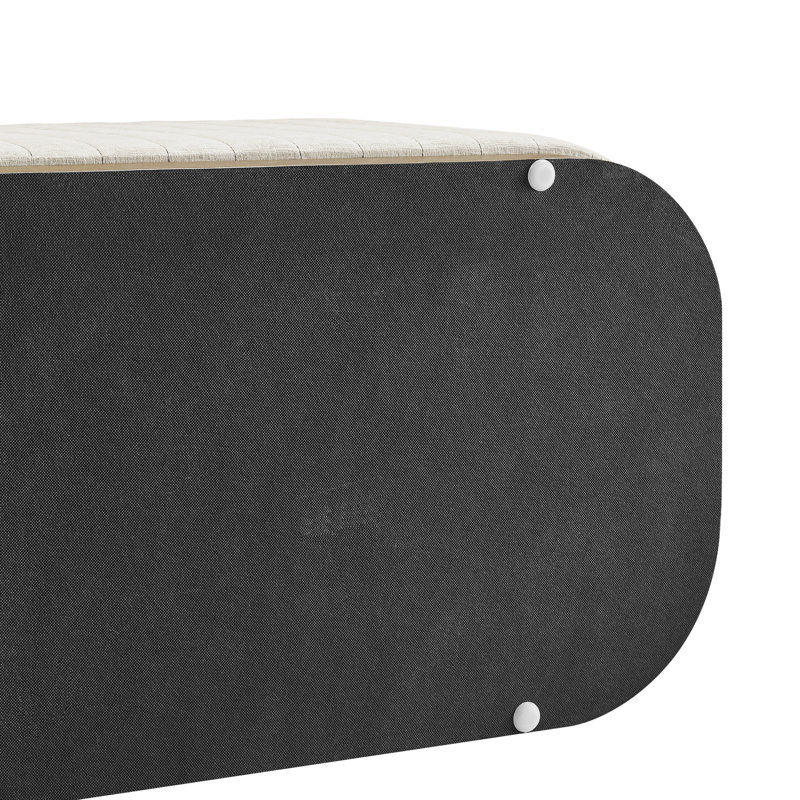 Lavli Fabric Storage Bench, Seneca Beige