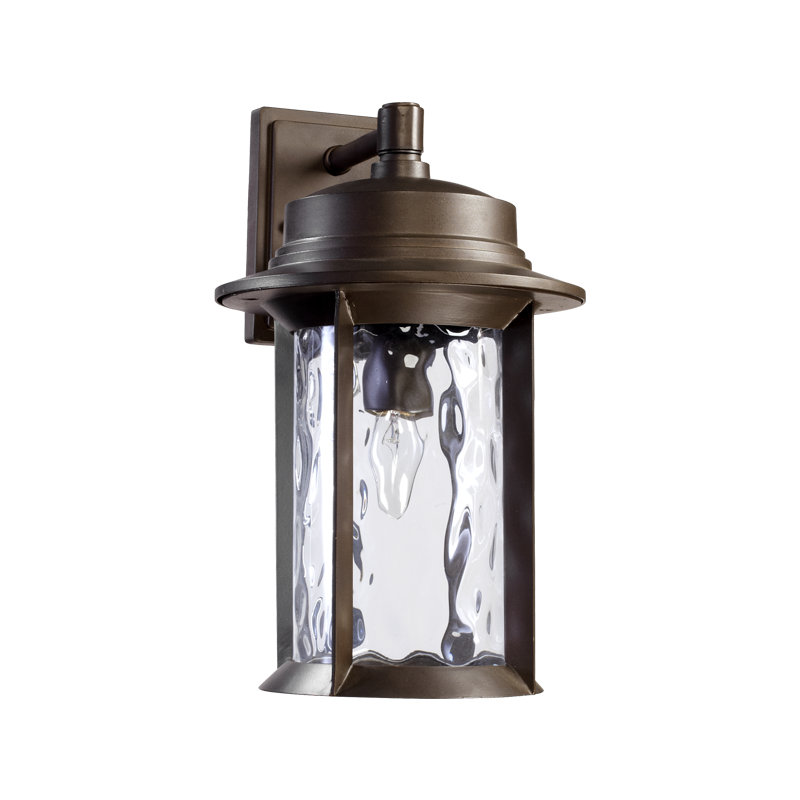 Lanterne murale d'extérieur en bronze à 1 ampoule Jadarose