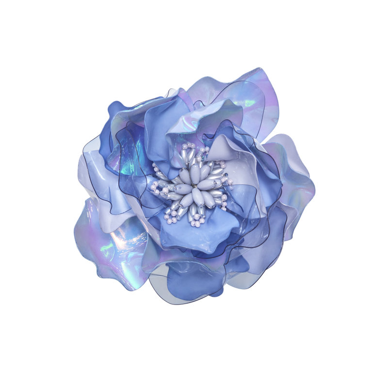 Gardenia Napkin Ring, Periwinkle