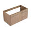 Armoire de rangement pour lavabo de salle de bain 36 po, portes à fermeture douce, gadget moderne, objet de fermeture imitation chêne,