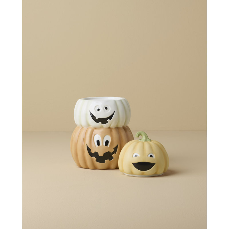 Lenox Pumpkin Treat Jar With Sound