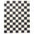 Rectangle Checkered Handmade Flatweave Wool Area Rug in Black/White-86475968
