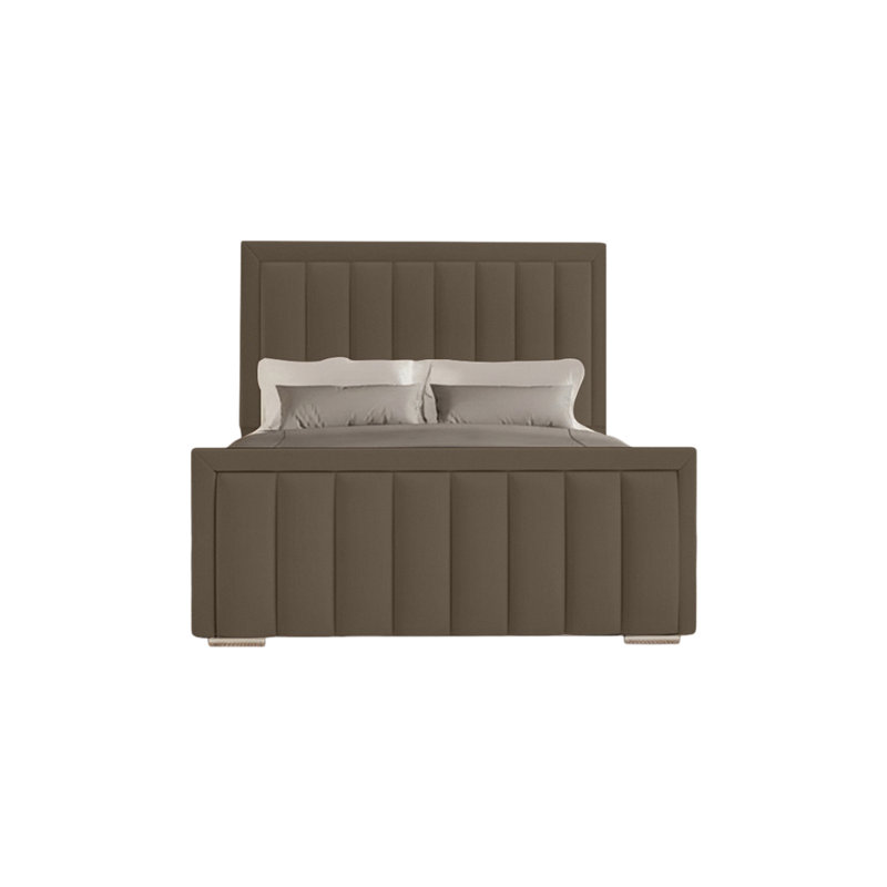 Yatton Upholstered Bed, Single (3'), Mole