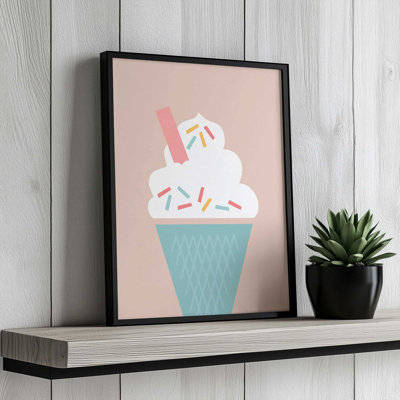 «Ice Cream Peach» par The Old Art Studio, reproduction