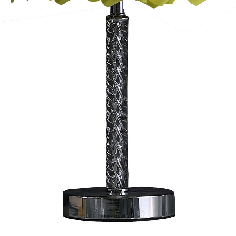 Jenascia 18.25" Table Lamp, Silver, Yellow