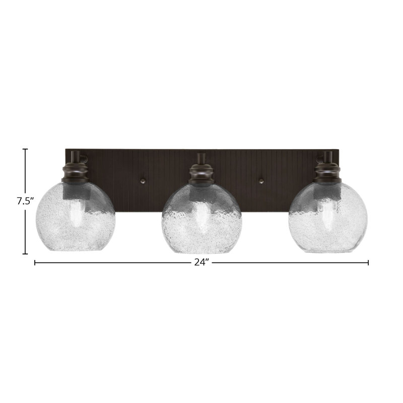 Éclairage pour meuble-lavabo 3 lumières Ashtola, Espresso
