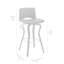 Chaise pivotante en similicuir et bois manufacturé-2098232806-2098232805