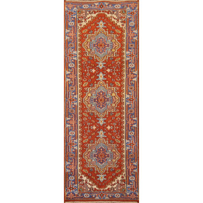 Tapis de couloir oriental géométrique 3x8