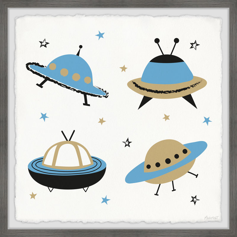 «Spaceship Adventure» de Filippo, reproduction d'art sur papier, H 18 po x l 18 po x 1,5 po