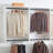 White Wall Mounted Wood Closet System-1176125366