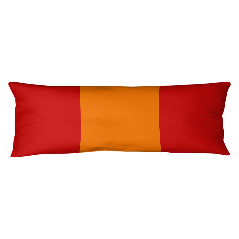 Polyester Medium Pillow, Tampa Bay Football , Red/Orange