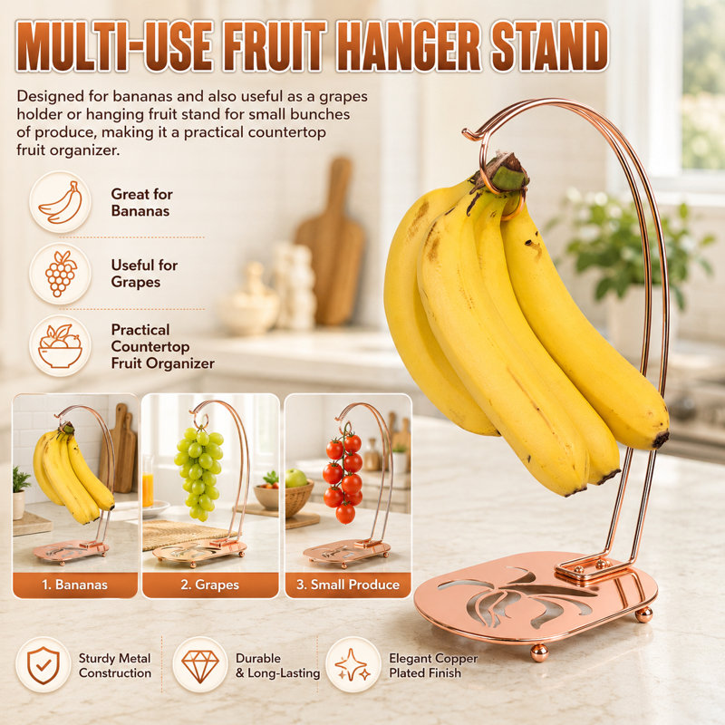 Winston Porter Vicksburg Iron Banana Hanger