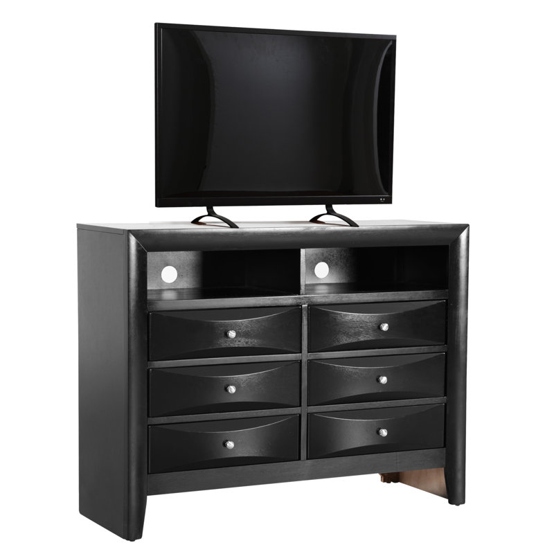 Commode média Marilla G1525-TV2, Noir