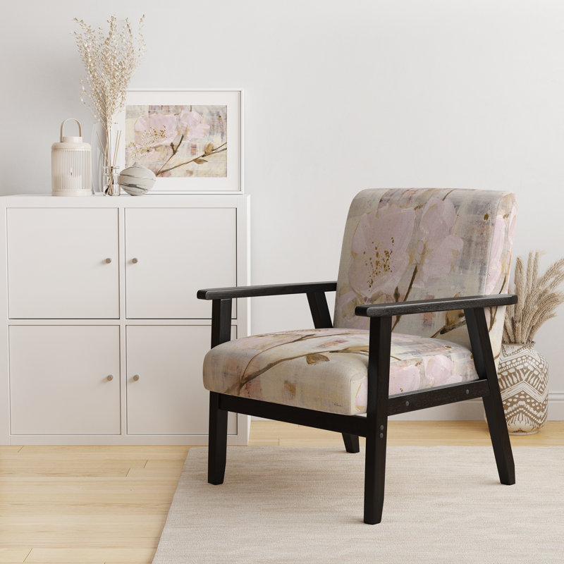 Fauteuil d'appoint rembourré Lelon - Elegance I Pink - Shabby Elegance