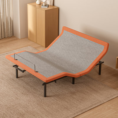 Adjustable Bed Frame With 14Inch Memory Foam Black Mattress(Ultra Plush), Head And Foot Lift, Lumbar Support, Head-Pillow-Tilt, Massage, Under-Bed Lights, USB, Memory Positions, Zero Gravity, E5000 Series