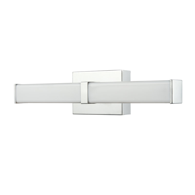 Tron 18" Bathroom Vanity LED Bath Bar - Chrome, 18" Width, 15, Chrome