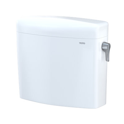 Aquia IV Cube Dual Flush 1.28 and 0.9 GPF Toilet Tank Only with Cotton White -  TOTO, ST436EMNR#01