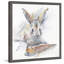 « happy lapin », reproduction d’art encadrée-21128591