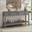 U_STYLE Table basse de 62,2 po à 3 tiroirs Tablette ouverte - Facile à nettoyer, peu encombrante pour le salon-300030140