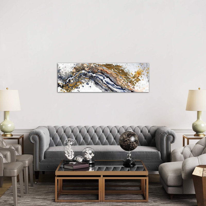 Turbulence by Patricia Pinto - Wrapped Canvas Panoramic Print, 152.4 cm H x 50.8 cm W x 3.175 cm D